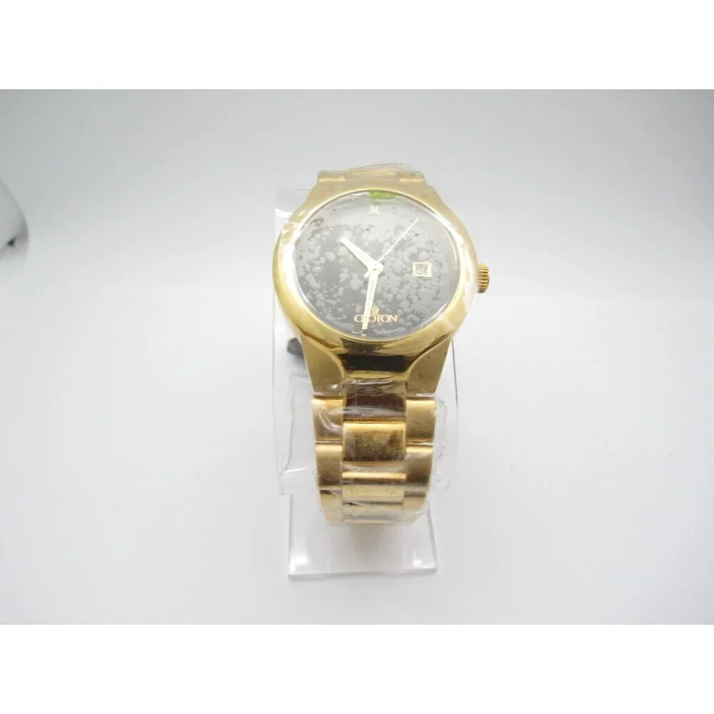 New Men Croton Quartz WR Analog 40mm Round Watch (H963) 